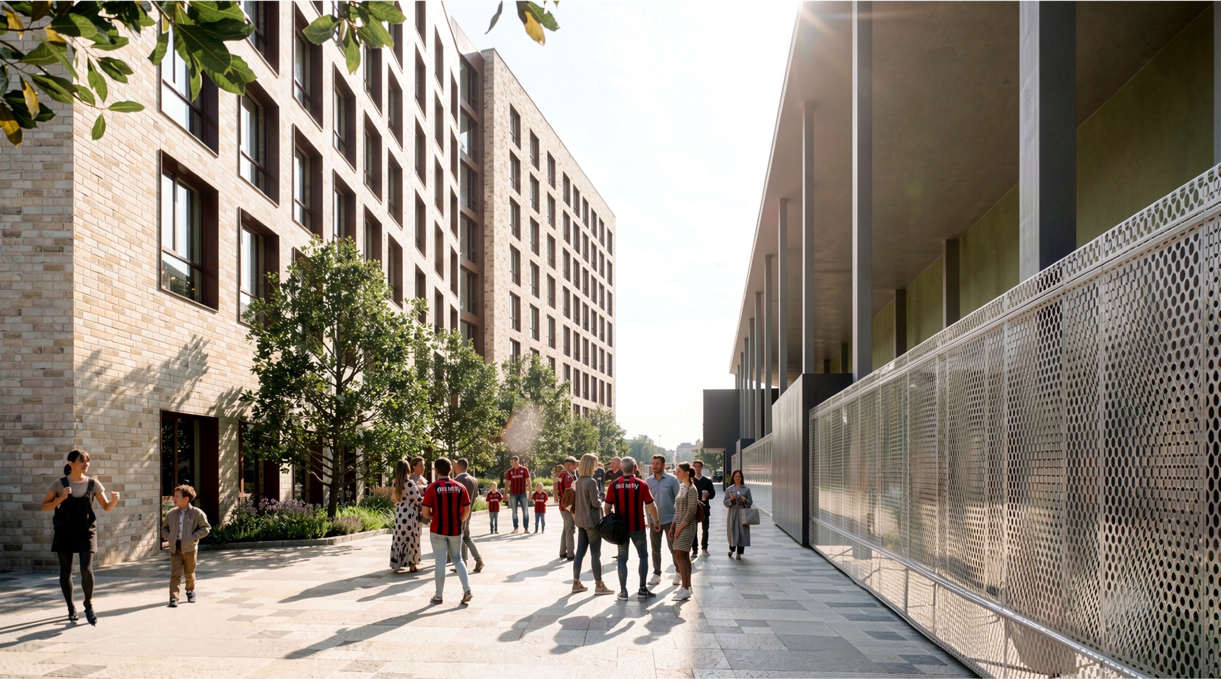 Student accommodation along new Dalymount-facing street